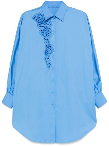 Lace Detail Cotton Shirt - Ermanno Scervino - Modalova