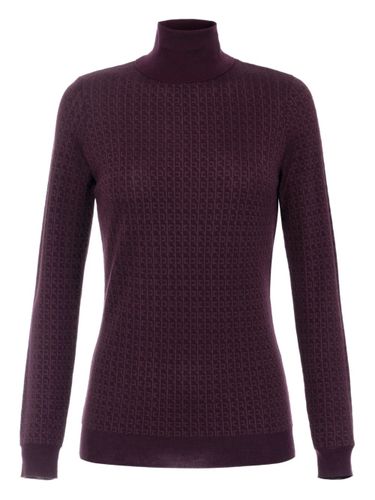 Wool Blend Turtle-Neck Sweater - Elisabetta Franchi - Modalova