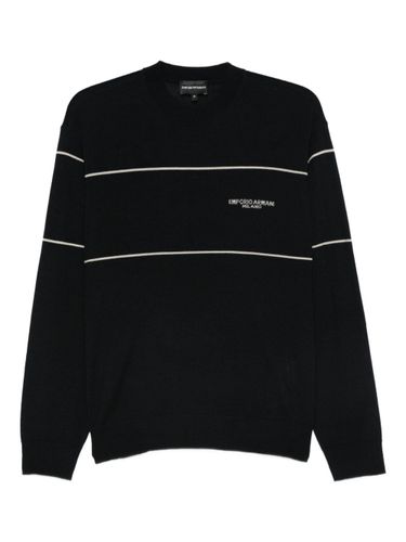 Emporio Armani Wool Crewneck Jumper - Emporio Armani - Modalova