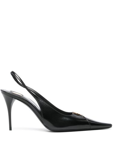 Babylone Leather Slingback Pumps - Saint Laurent - Modalova