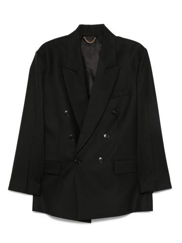 Wool Blend Double-Breasted Jacket - Victoria Beckham - Modalova