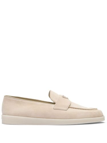 Prada Suede Leather Loafers - Prada - Modalova