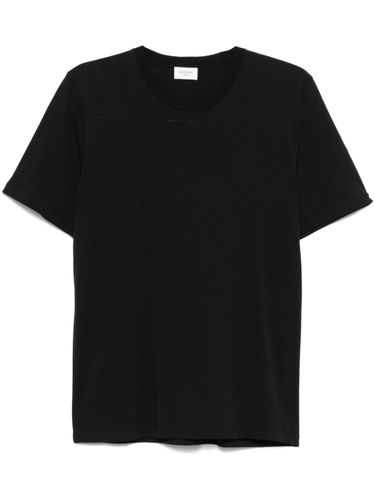 Saint Laurent Logo Cotton T-Shirt - Saint Laurent - Modalova