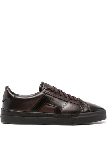 SANTONI SPORT Leather Laced Sneaker - SANTONI SPORT - Modalova