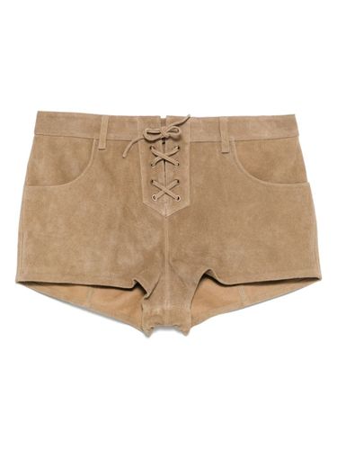 Isabel Marant Delma Leather Shorts - Isabel Marant - Modalova