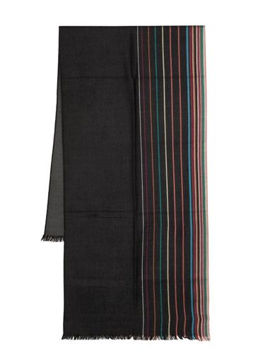 Signature Stripe Wool Scarf - Paul Smith - Modalova