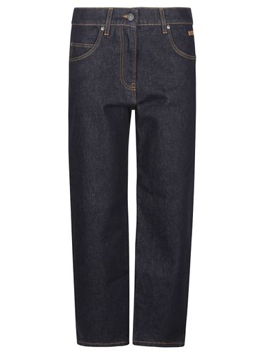 MSGM Ankle Cut Denim Jeans - MSGM - Modalova