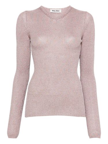 Miu Miu Crewneck Sweater - Miu Miu - Modalova
