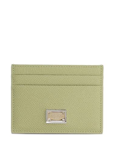 Leather Credit Card Case - Dolce & Gabbana - Modalova