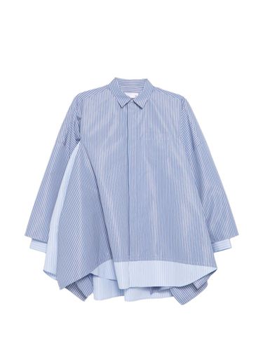 Sacai Striped Cotton Shirt - Sacai - Modalova