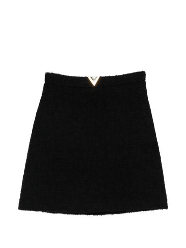 Vlogo Signature Wool Skirt - Valentino - Modalova