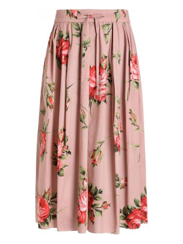Roses Bouquet Long Skirt - Dolce & Gabbana - Modalova