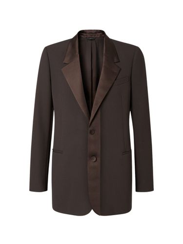 Single-Breasted Blazer In Crêpe Wool - Fendi - Modalova