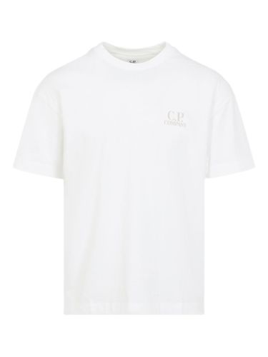 C.P. COMPANY Logo Cotton T-Shirt - C.P. COMPANY - Modalova