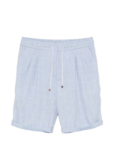 Linen Blend Shorts - Brunello Cucinelli - Modalova