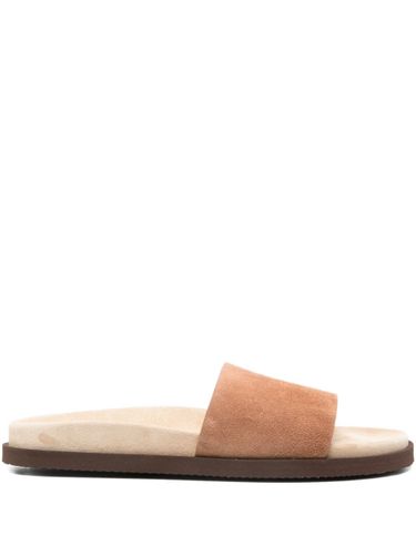 Brunello Cucinelli Leather Slippers - Brunello Cucinelli - Modalova