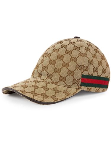 Gucci Baseball Cap With Web - Gucci - Modalova