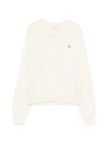 Baby Fox Wool Crewneck Jumper - MAISON KITSUNE' - Modalova