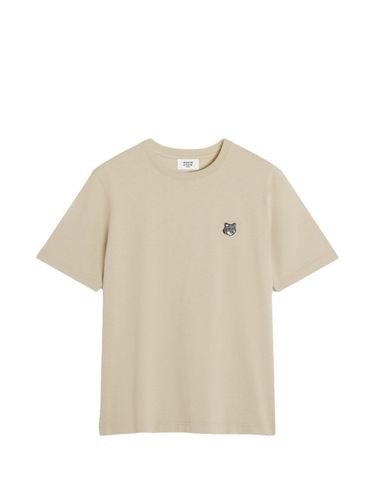Fox Head Cotton T-Shirt - MAISON KITSUNE' - Modalova
