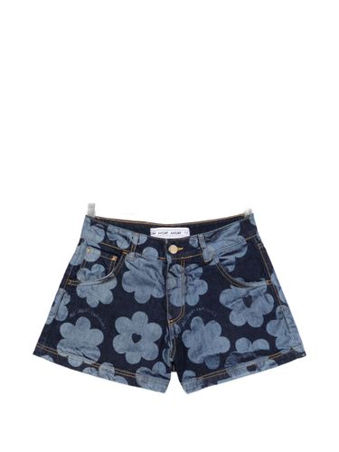 Denim Cotton Shorts - ALESSANDRO ENRIQUEZ - Modalova
