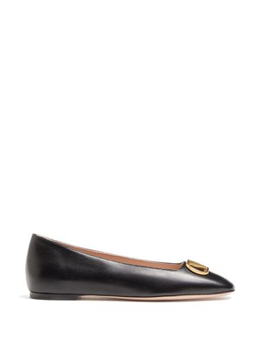 Vlogo Signature Leather Ballets - Valentino Garavani - Modalova