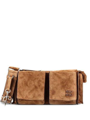 Utilitaire Suede Leather Crossbody Bag - Miu Miu - Modalova