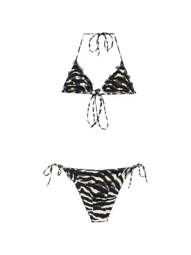 Printed Triangle Bikini Set - Ermanno Scervino - Modalova