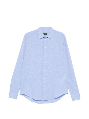 Emporio Armani Linen Blend Shirt - Emporio Armani - Modalova