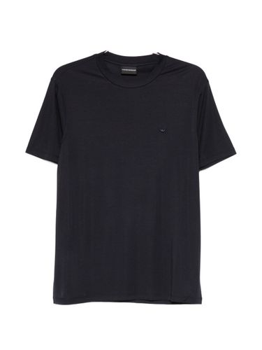 Modal And Silk Blend T-Shirt - Emporio Armani - Modalova