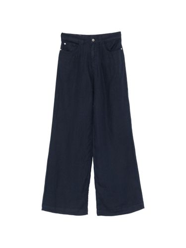 Emporio Armani Linen Trousers - Emporio Armani - Modalova