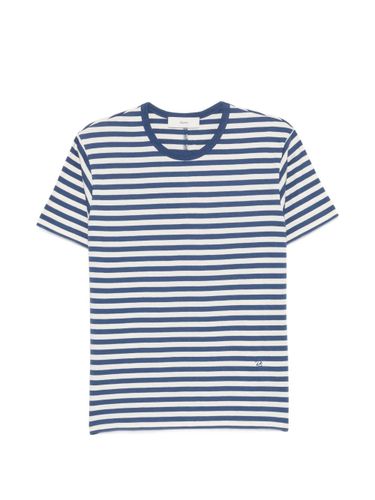 DUNST Striped Cotton T-Shirt - DUNST - Modalova