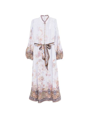 Zimmermann Luna Buttoned Midi Dress - Zimmermann - Modalova