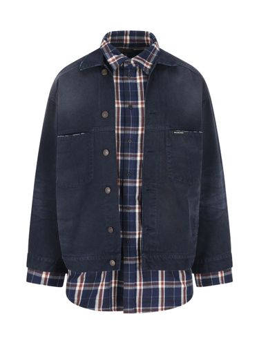 Balenciaga Patched Shirt-Jacket - Balenciaga - Modalova