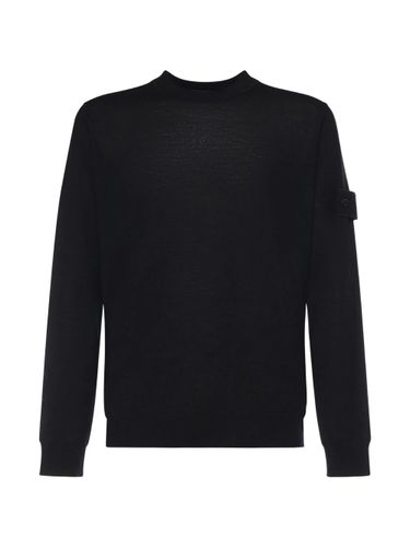 Cotton Crew Neck Sweater - Stone Island - Modalova