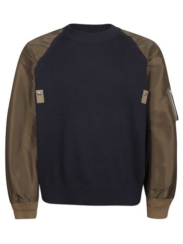 Sacai Two-Tone Sweater - Sacai - Modalova