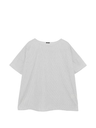 Apuntob Checked Cotton T-Shirt - Apuntob - Modalova