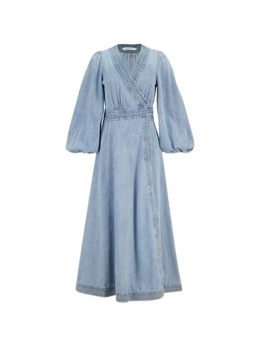Zimmermann Indra Denim Midi Dress - Zimmermann - Modalova