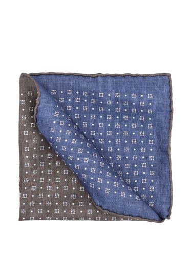 Printed Silk Pochette - Brunello Cucinelli - Modalova