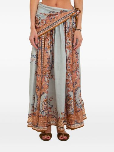 Zimmermann Aster Silk Long Skirt - Zimmermann - Modalova