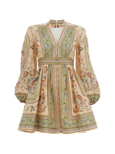 Roselight Linen Mini Dress - Zimmermann - Modalova