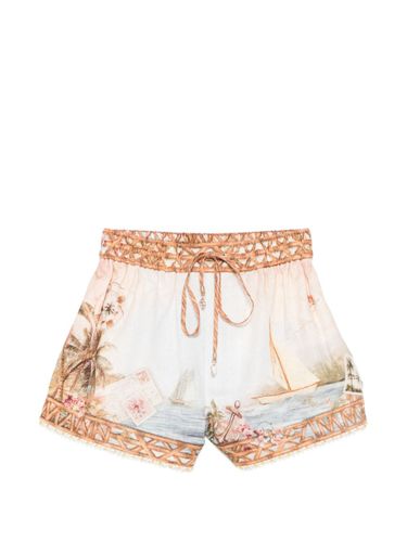 Zimmermann Mahon Linen Shorts - Zimmermann - Modalova
