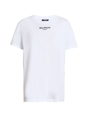 Balmain Logo Cotton T-Shirt - Balmain - Modalova