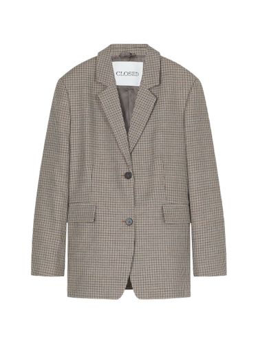 Wool Single-Breasted Blazer Jacket - Closed - Modalova