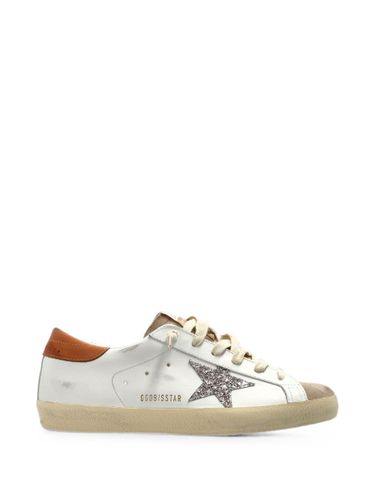 Super Star Leather Sneakers - Golden Goose - Modalova