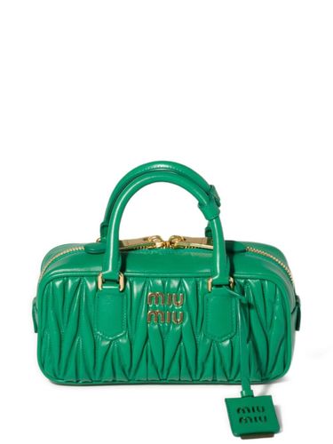 Arcadie Regular Leather Handbag - Miu Miu - Modalova