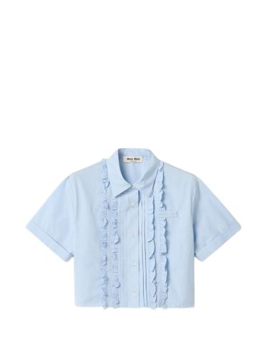 Miu Miu Cotton Shirt - Miu Miu - Modalova
