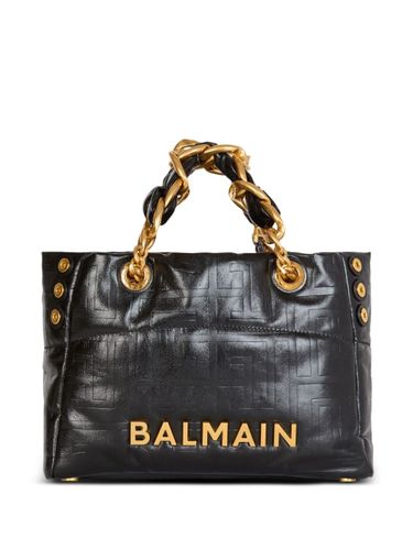 Balmain 1945 Small Leather Tote - Balmain - Modalova