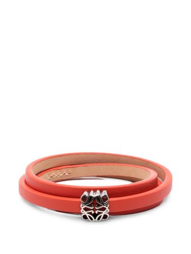 Anagram Bombé Leather Bracelet - Loewe - Modalova