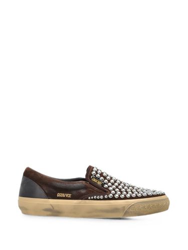 Golden Goose Vce Leather Slip On - Golden Goose - Modalova