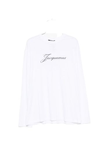 JACQUEMUS Logo Cotton T-Shirt - JACQUEMUS - Modalova